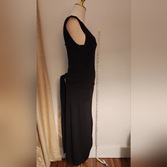 Womens mid-section wrap sleeveless dress size small - Picture 2 of 7